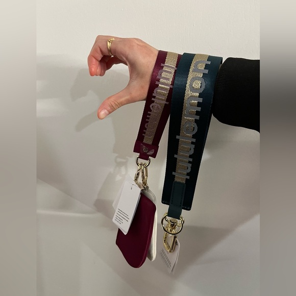 Lululemon Dual Pouch Wristlet & Never Lost Keychain Personalized Set 💌🎀 - Picture 9 of 9